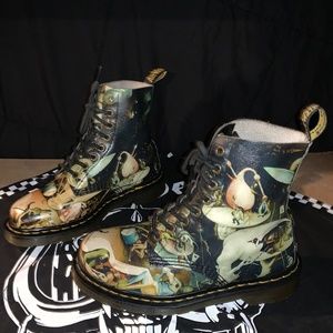Dr Martens Hell Boots Hieronymus Bosch Very Rare US W7/M6